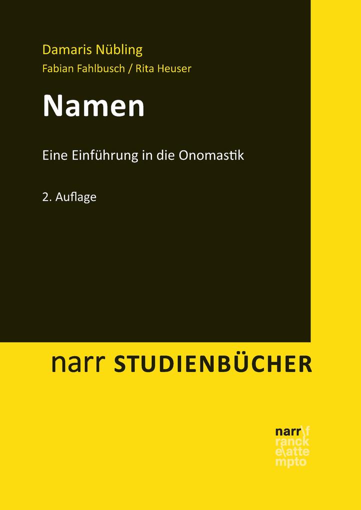 Produktbild: Namen | Rita Heuser, Fabian Fahlbusch, Damaris Nübling