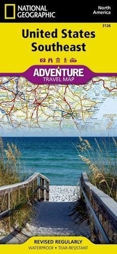 Produktbild: United States, Southeast Map | National Geographic Maps - Adventure