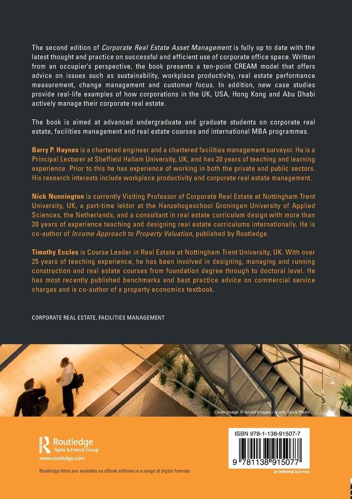 Weitere Ansicht: Corporate Real Estate Asset Management | Timothy Eccles, Nick Nunnington, Barry Haynes
