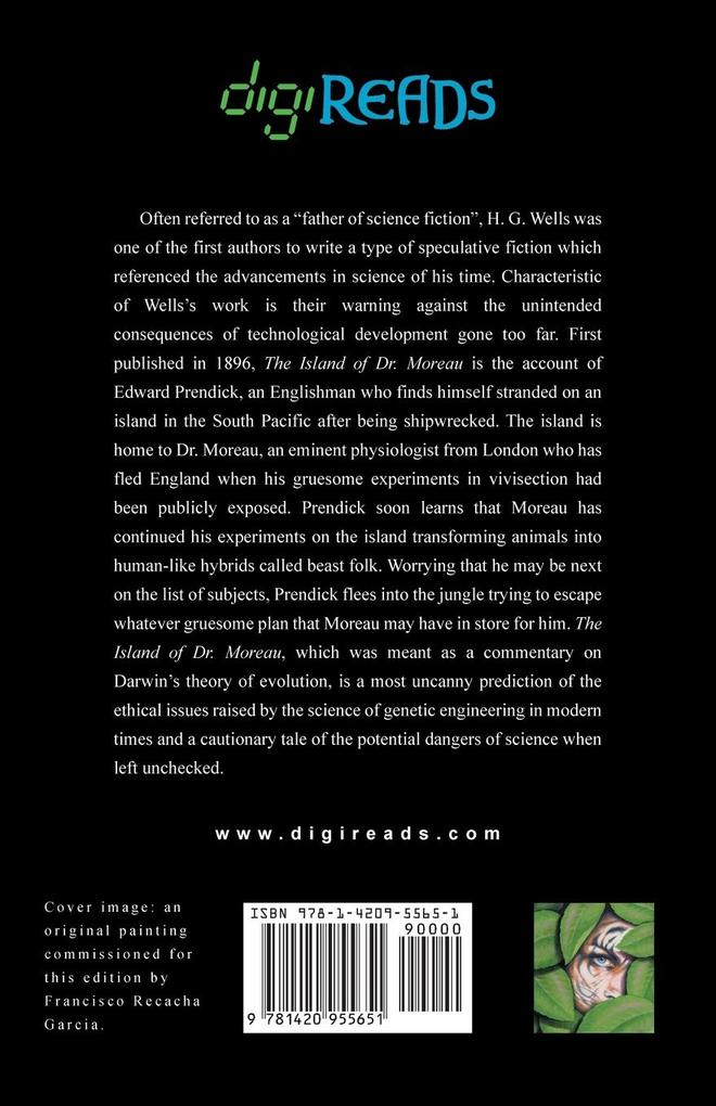 Weitere Ansicht: The Island of Dr. Moreau | H. G. Wells