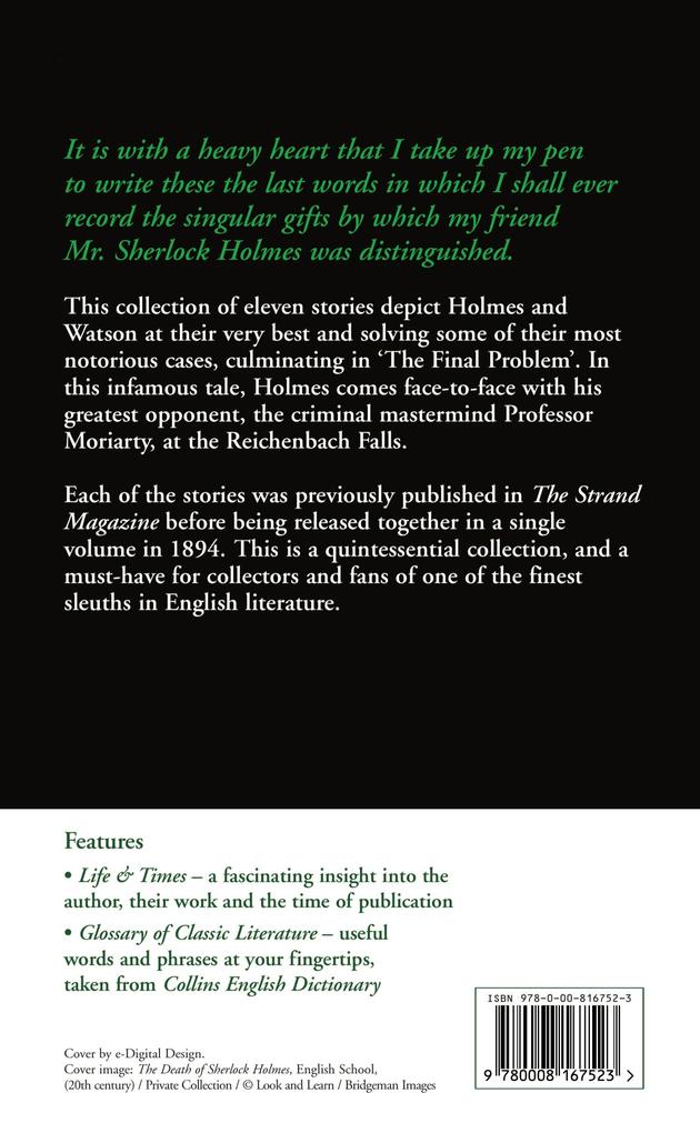 Weitere Ansicht: The Memoirs of Sherlock Holmes | Arthur Conan Doyle