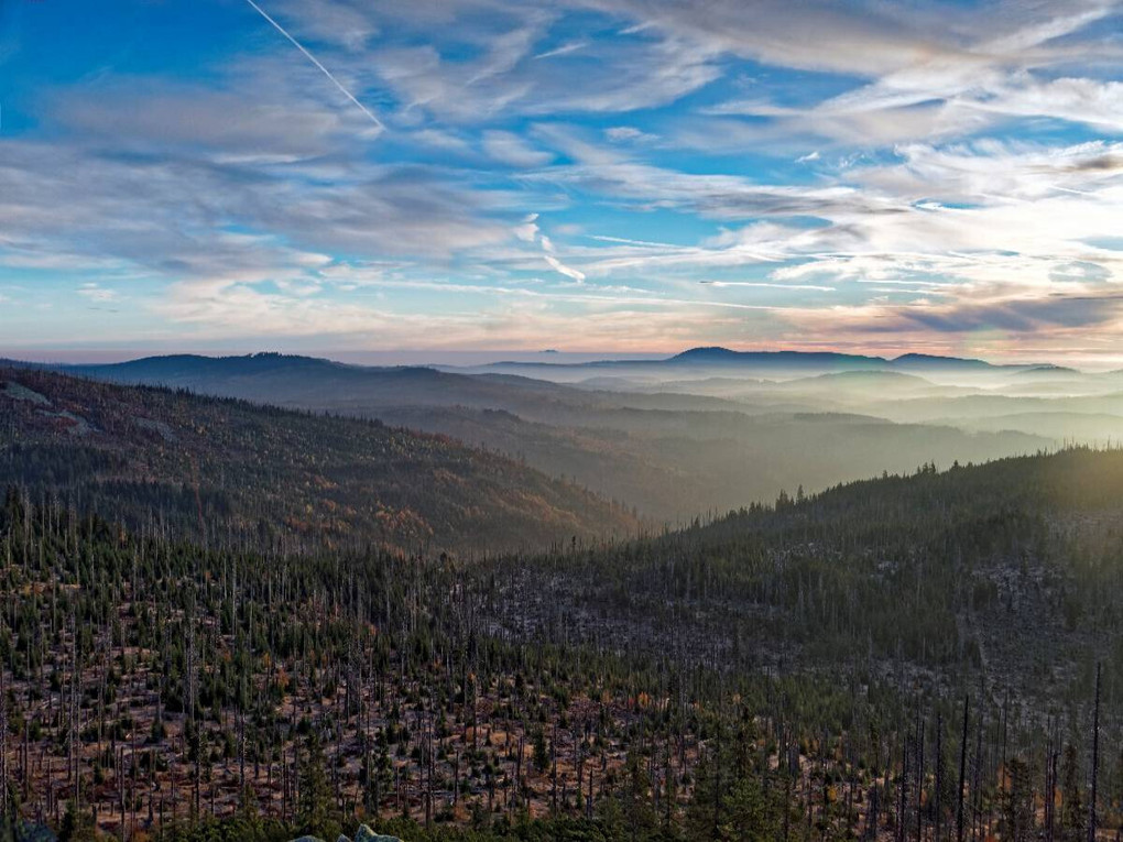 Weitere Ansicht: Sonnenuntergang am Lusen (Puzzle) | Borg Enders