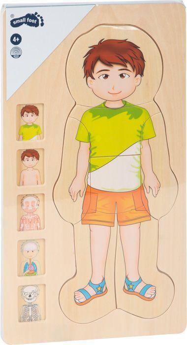 Weitere Ansicht: Schichtenpuzzle Anatomie Junge | small foot