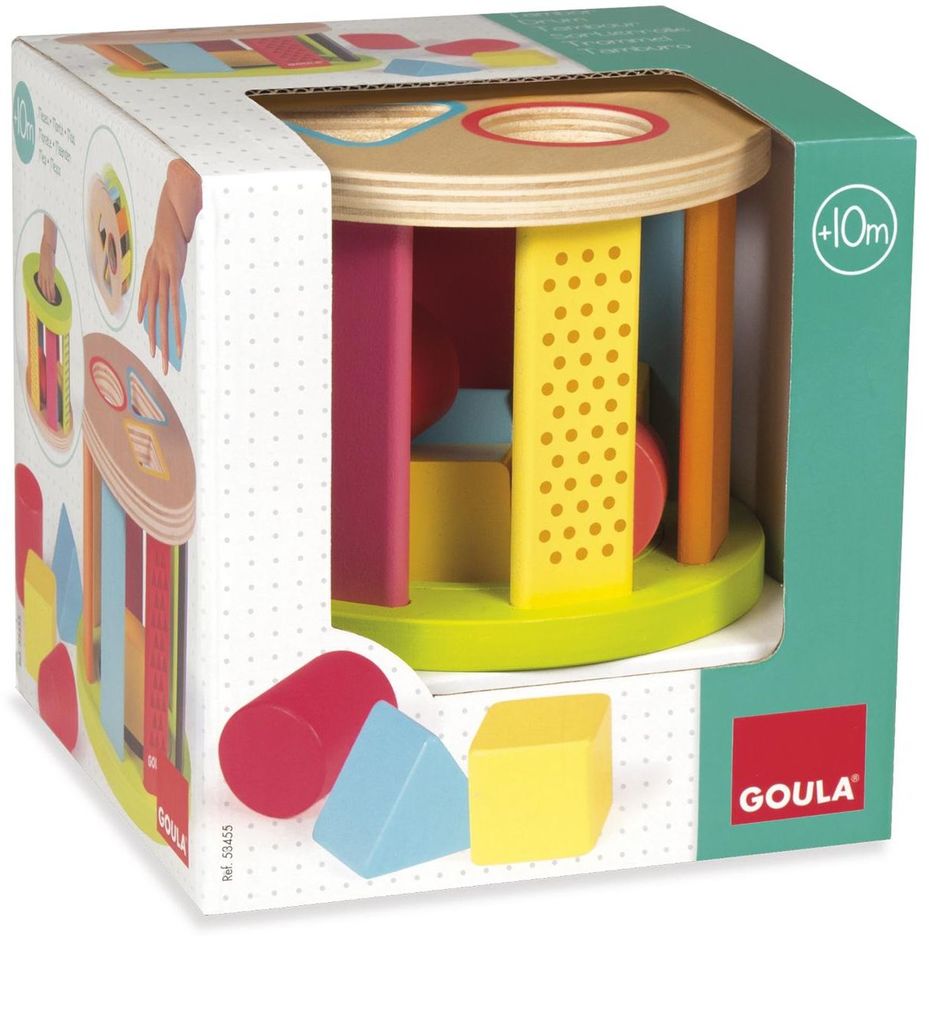 Produktbild: Goula - Geometrische Formen-Steckspiel Trommel