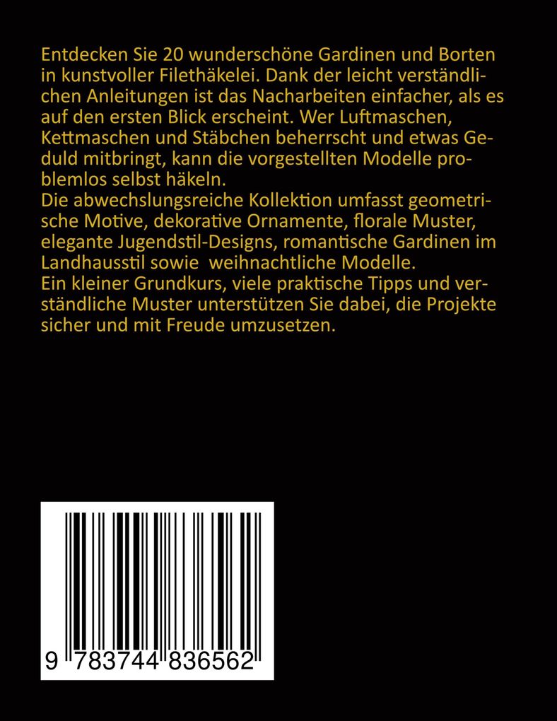 Weitere Ansicht: Gehäkelte Gardinen 4 | Elke Selke