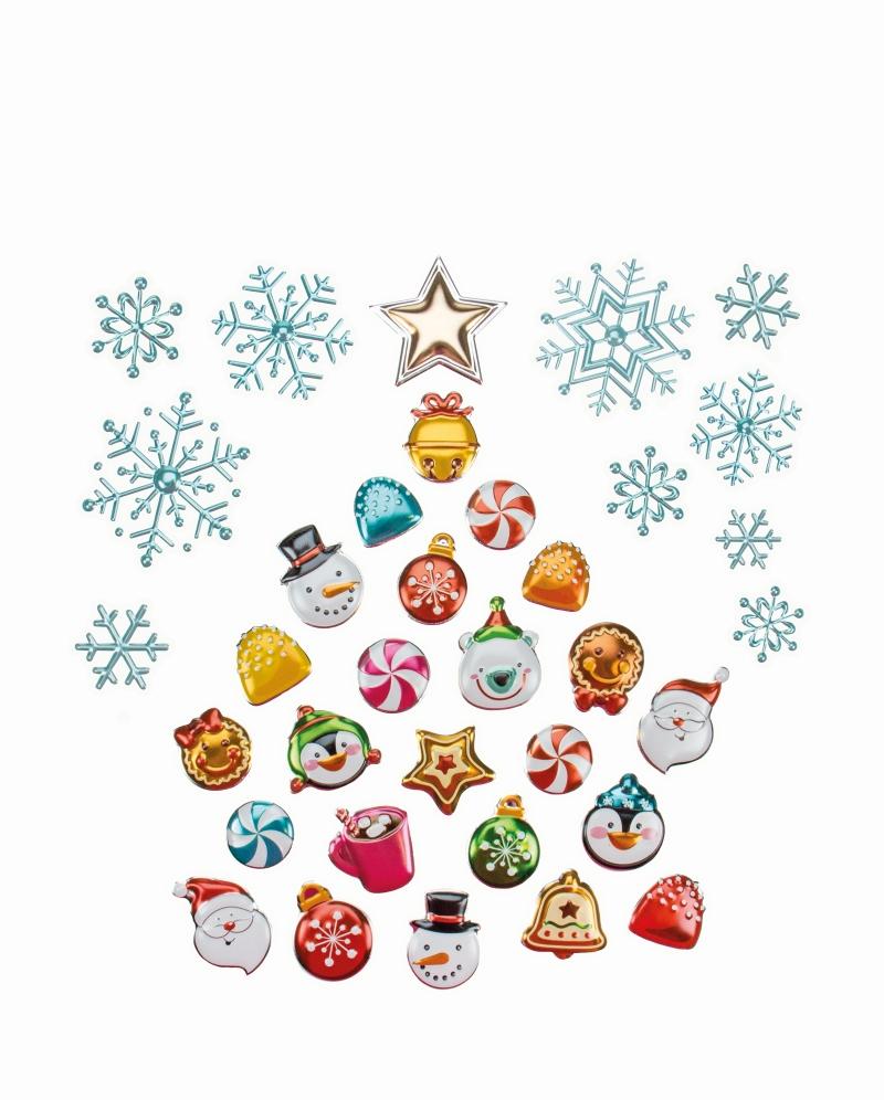 Weitere Ansicht: Sticker-Adventskalender