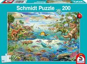 Entdecke die Dinosaurier, 200 Teile - Kinderpuzzle