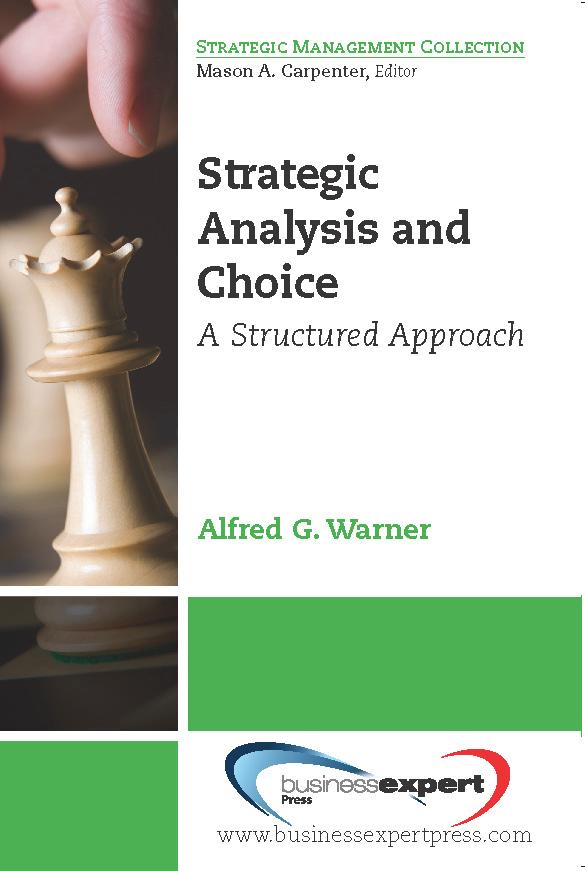 Produktbild: Strategic Analysis and Choice | Alfred Warner
