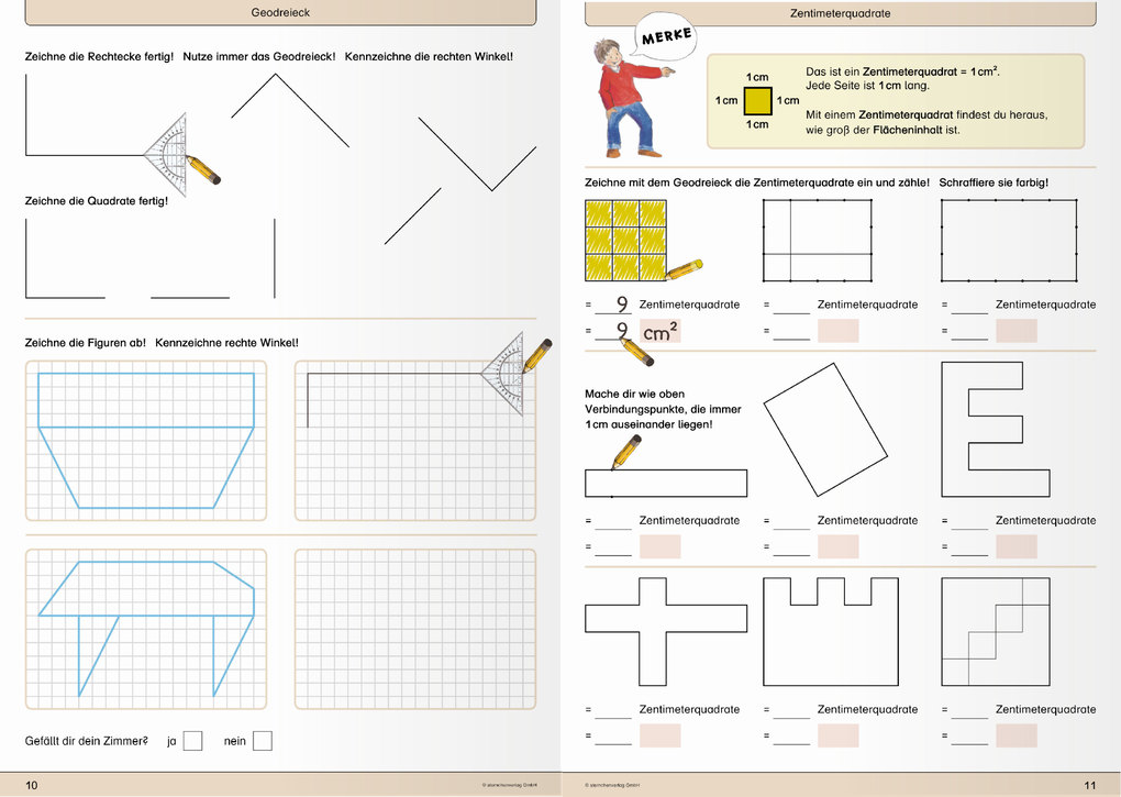 Weitere Ansicht: Mein Geometrieheft 3/4 | Katrin Langhans, sternchenverlag GmbH