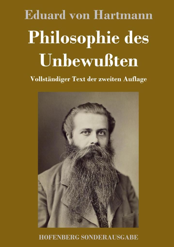 Produktbild: Philosophie des Unbewußten | Eduard von Hartmann