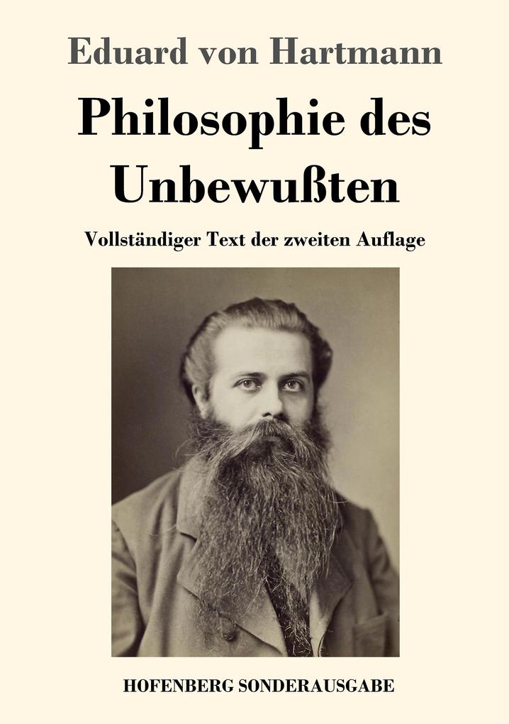 Produktbild: Philosophie des Unbewußten | Eduard von Hartmann