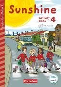 Sunshine - Early Start Edition 4. Schuljahr - Neubearbeitung und Nordrhein-Westfalen - Activity Book mit Audio-CD, Minibildkarten und Faltbox