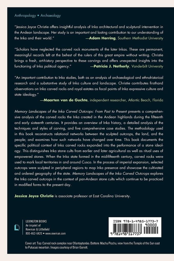 Weitere Ansicht: Memory Landscapes of the Inka Carved Outcrops | Jessica Joyce Christie