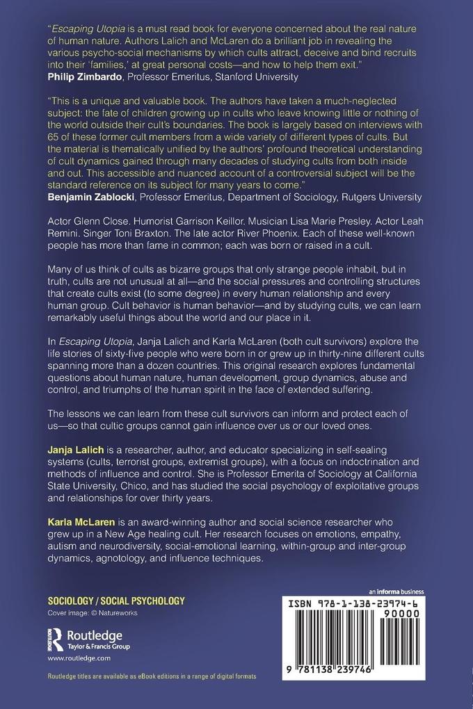 Weitere Ansicht: Escaping Utopia | Janja Lalich, Karla McLaren