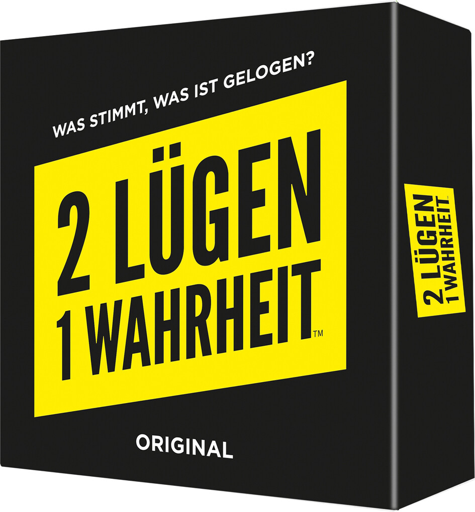 Produktbild: Pegasus KYL43019 - Spiel - 2 Lügen 1 Wahrheit, Kartenspiel