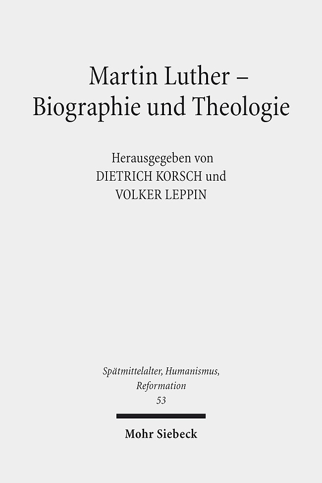 Produktbild: Martin Luther - Biographie und Theologie