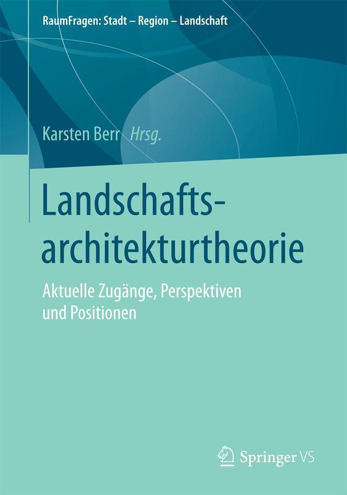Produktbild: Landschaftsarchitekturtheorie