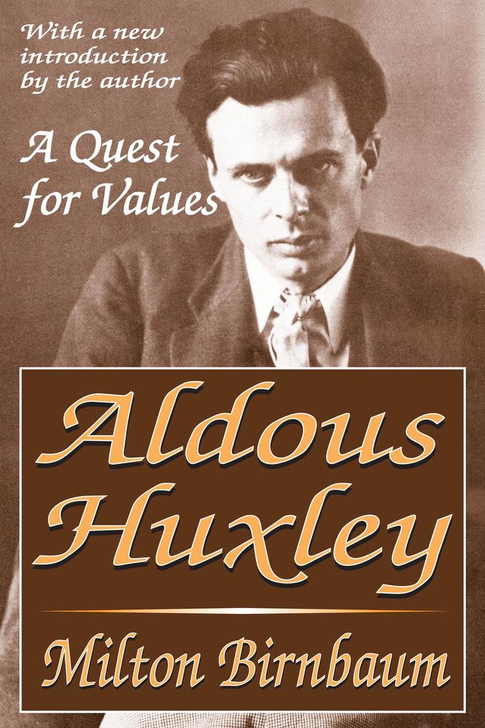 Produktbild: Aldous Huxley | Milton Birnbaum