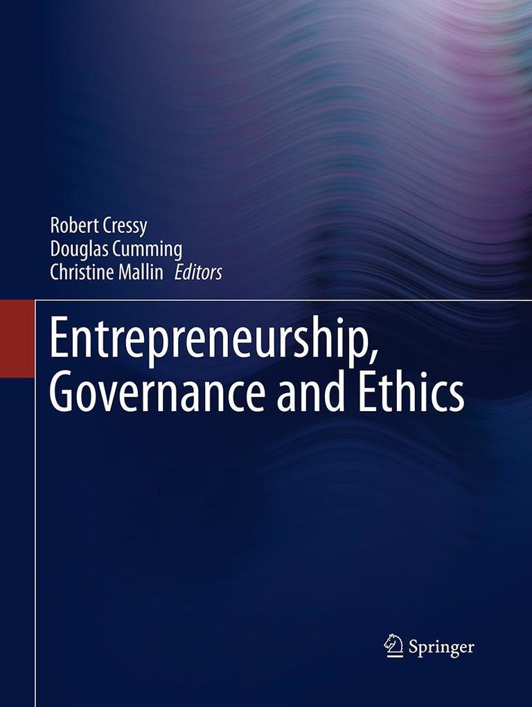 Produktbild: Entrepreneurship, Governance and Ethics