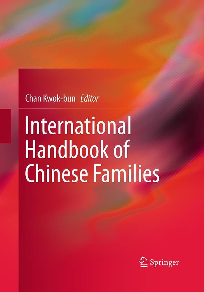 Produktbild: International Handbook of Chinese Families