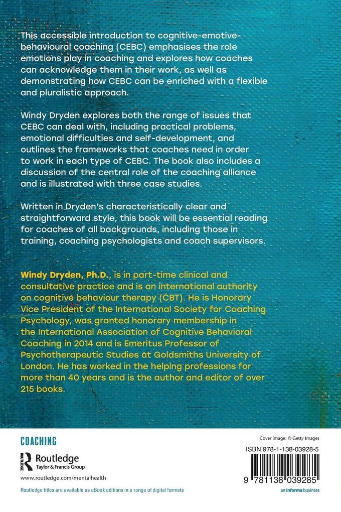Weitere Ansicht: Cognitive-Emotive-Behavioural Coaching | Windy Dryden