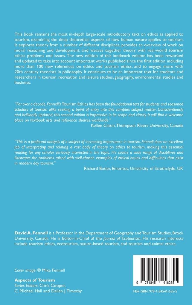 Weitere Ansicht: Tourism Ethics | David A. Fennell