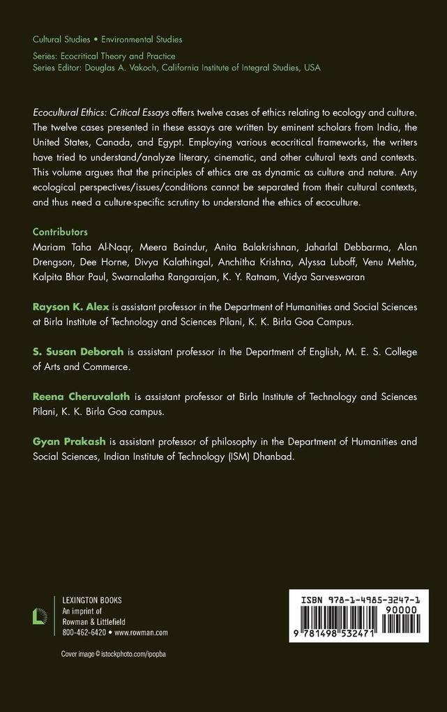 Weitere Ansicht: Ecocultural Ethics