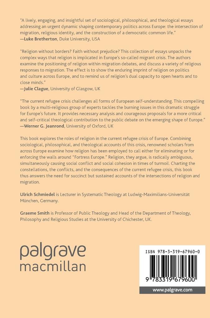 Weitere Ansicht: Religion in the European Refugee Crisis