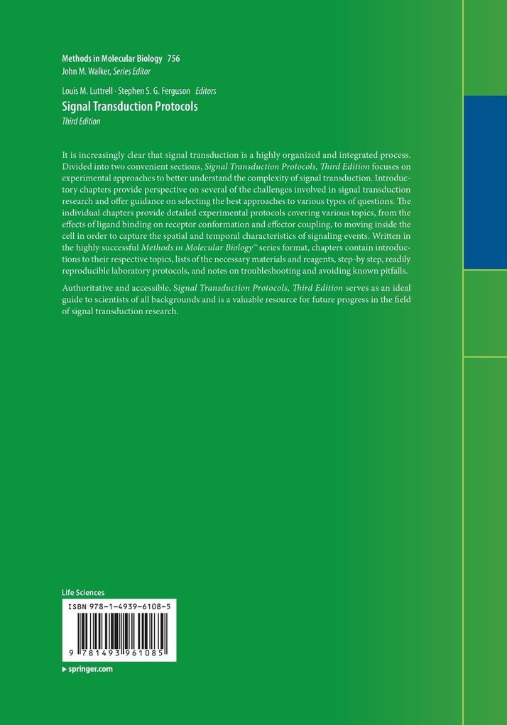 Weitere Ansicht: Signal Transduction Protocols