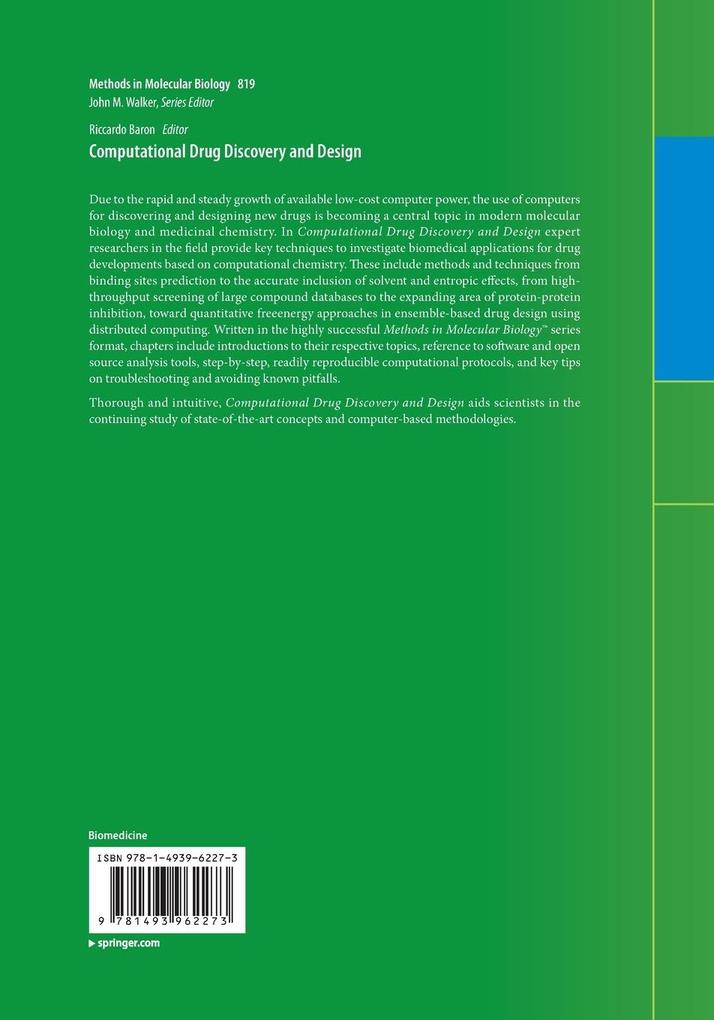 Weitere Ansicht: Computational Drug Discovery and Design