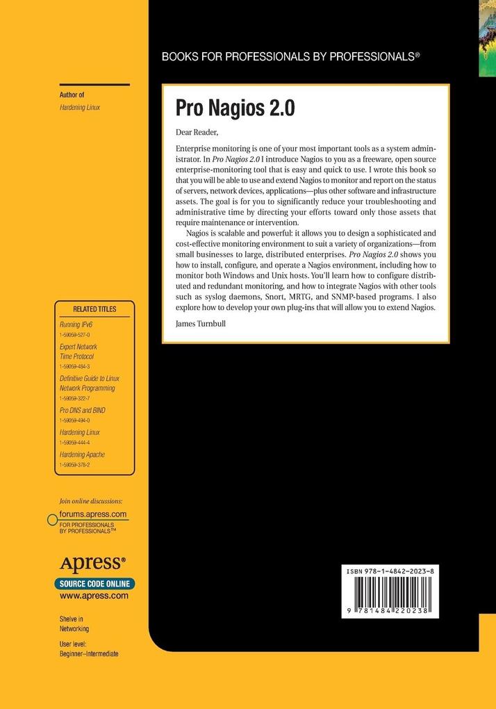 Weitere Ansicht: Pro Nagios 2.0 | James Turnbull