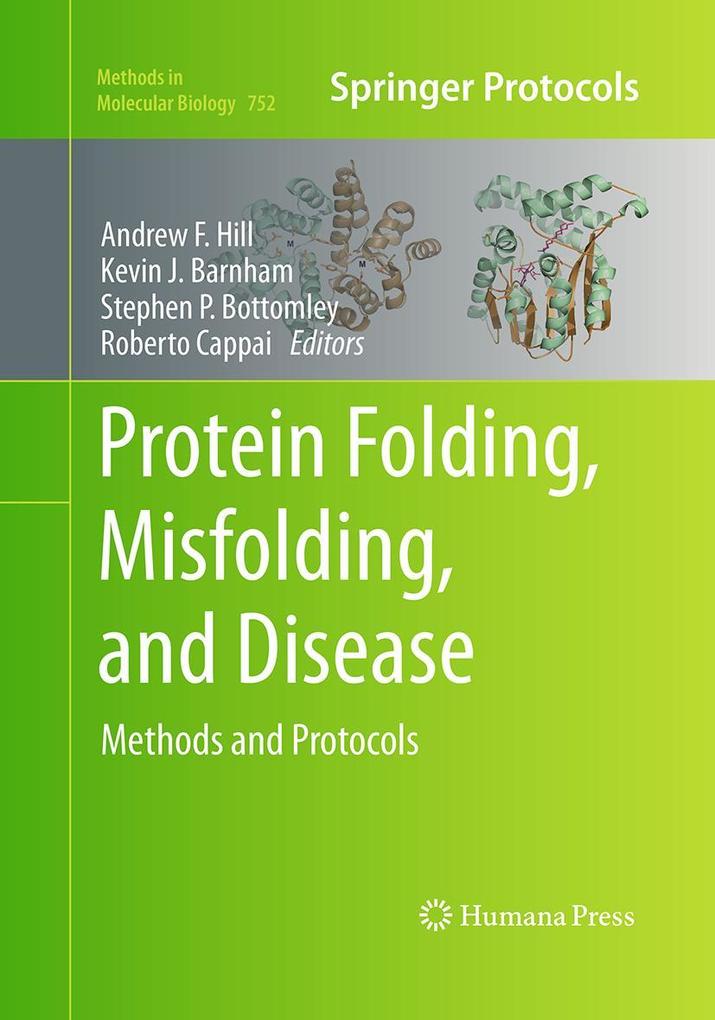 Produktbild: Protein Folding, Misfolding, and Disease