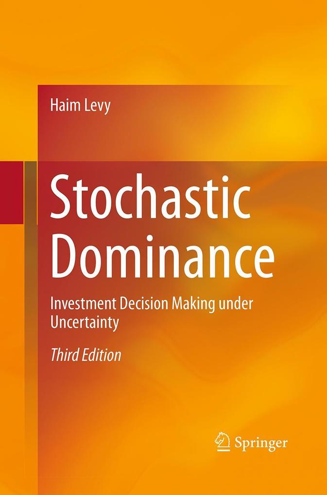 Produktbild: Stochastic Dominance | Haim Levy