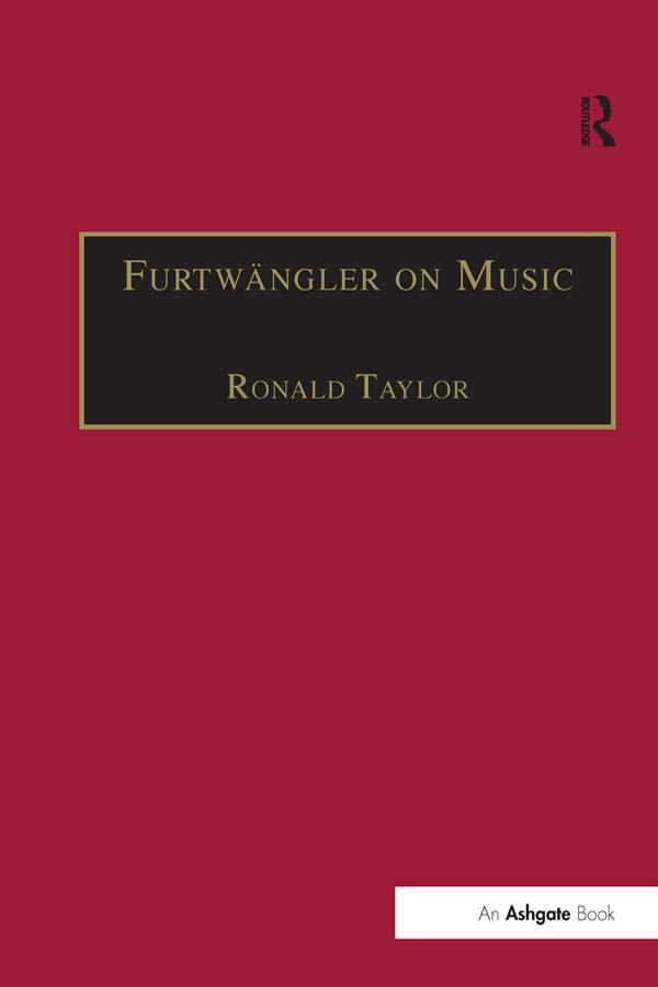 Produktbild: Furtwängler on Music | Ronald Taylor