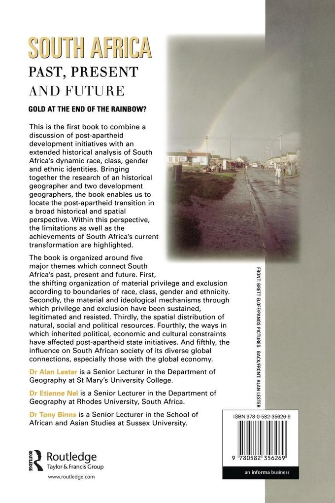 Weitere Ansicht: South Africa, Past, Present and Future | Tony Binns, Alan (St Mary'S University Coll Lester, Etienne (Rhodes University Grahamst Nel