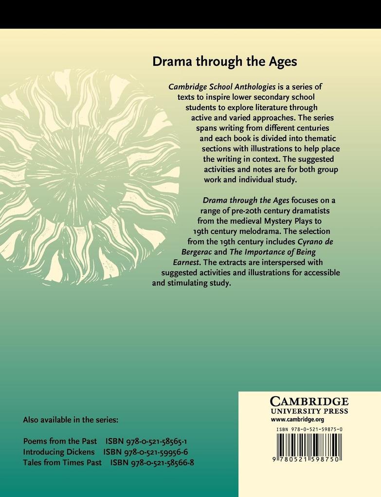 Weitere Ansicht: Drama through the Ages | Mary Berry, Michael Clamp