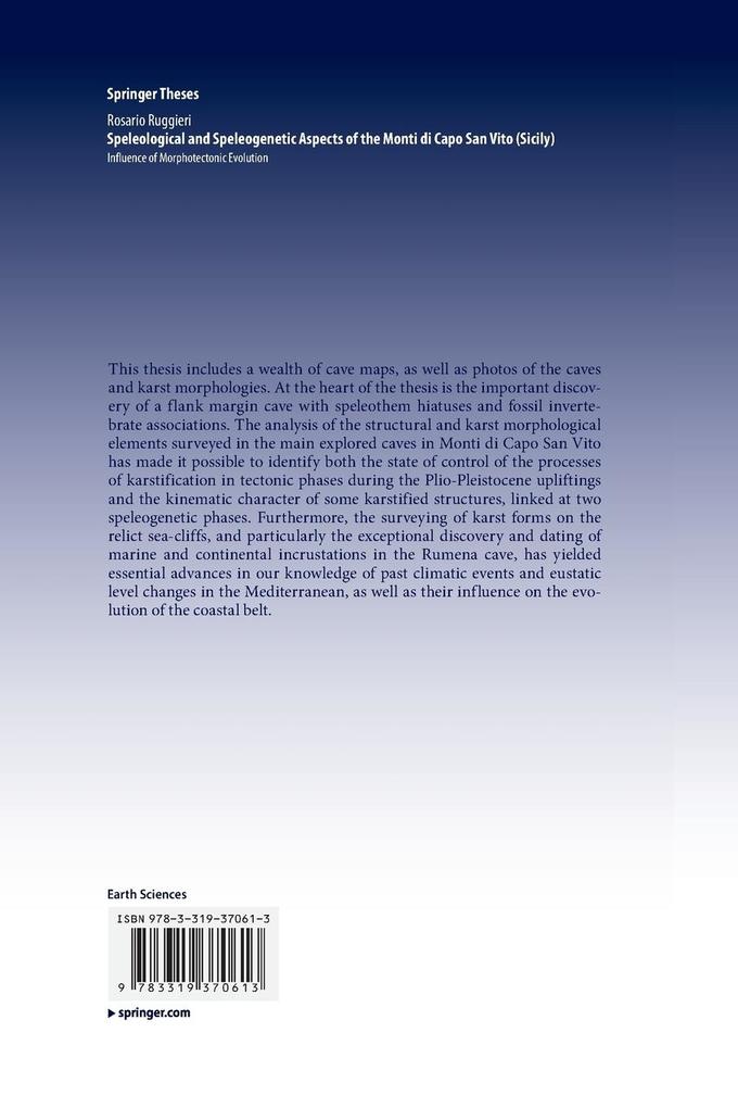 Weitere Ansicht: Speleological and Speleogenetic Aspects of the Monti di Capo San Vito (Sicily) | Rosario Ruggieri