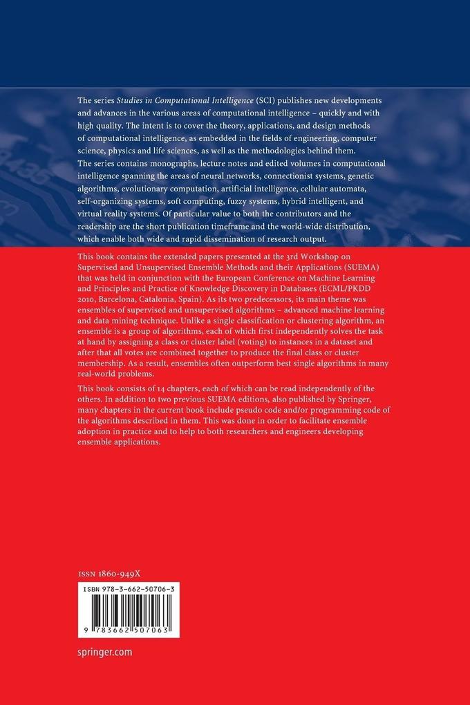 Weitere Ansicht: Ensembles in Machine Learning Applications