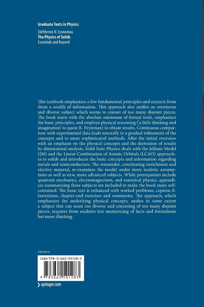 Weitere Ansicht: The Physics of Solids | Eleftherios N. Economou