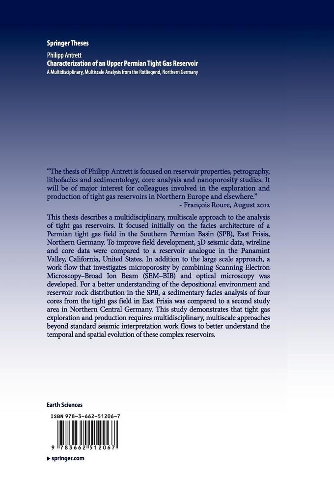 Weitere Ansicht: Characterization of an Upper Permian Tight Gas Reservoir | Philipp Antrett