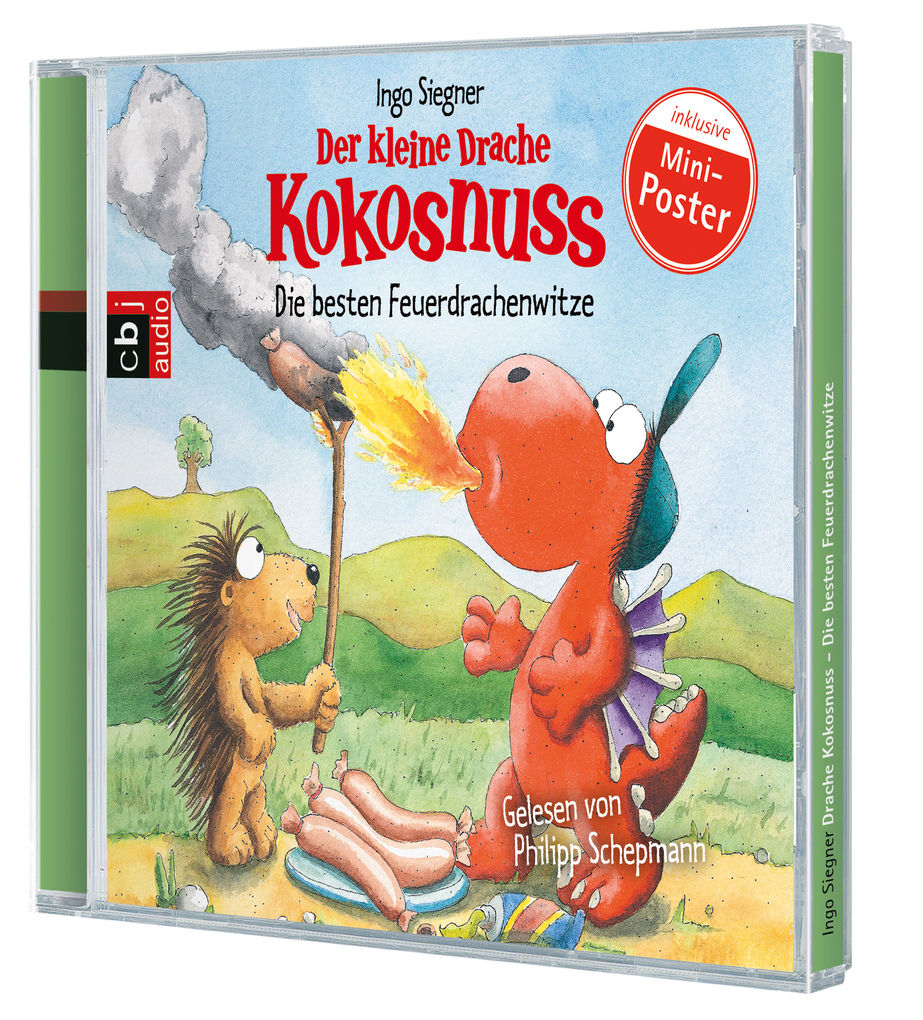 Weitere Ansicht: Der kleine Drache Kokosnuss - Die besten Feuerdrachenwitze, 1 Audio-CD | Ingo Siegner