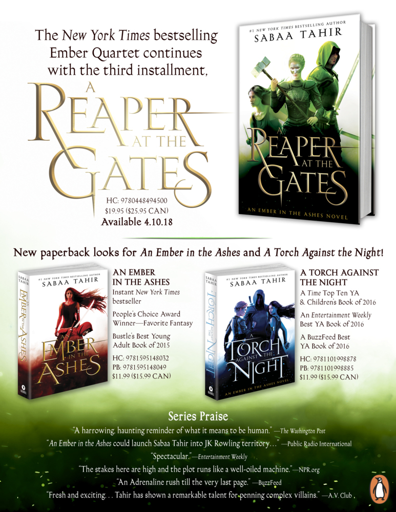 Weitere Ansicht: An Ember in the Ashes 03. A Reaper at the Gates | Sabaa Tahir