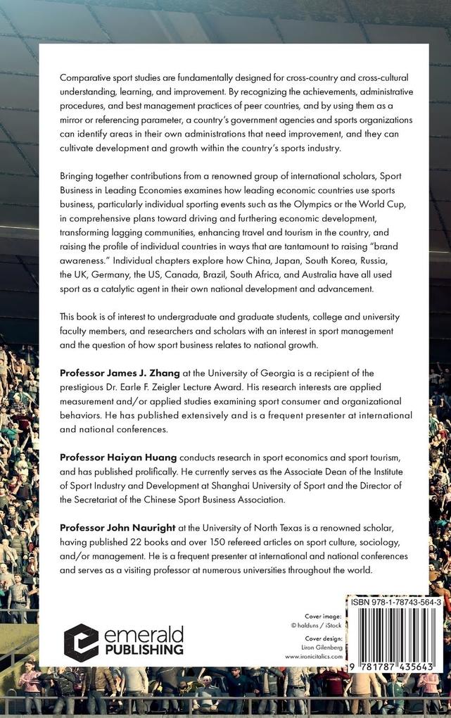 Weitere Ansicht: Sport Business in Leading Economies
