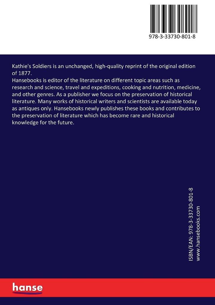 Weitere Ansicht: Kathie's Soldiers | Amanda Minnie Douglas