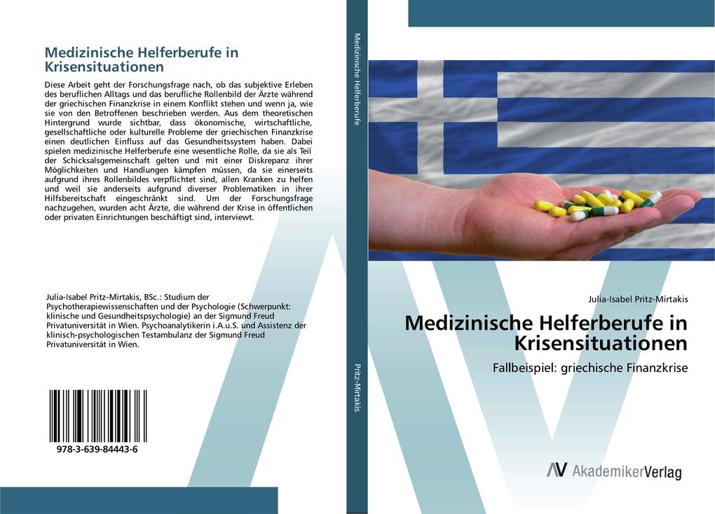 Produktbild: Medizinische Helferberufe in Krisensituationen | Julia-Isabel Pritz-Mirtakis