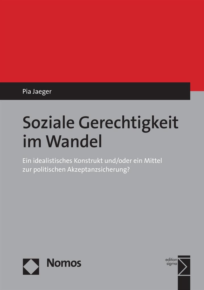 Produktbild: Soziale Gerechtigkeit im Wandel | Pia Jaeger