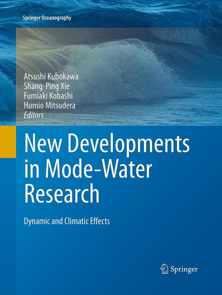 Produktbild: New Developments in Mode-Water Research