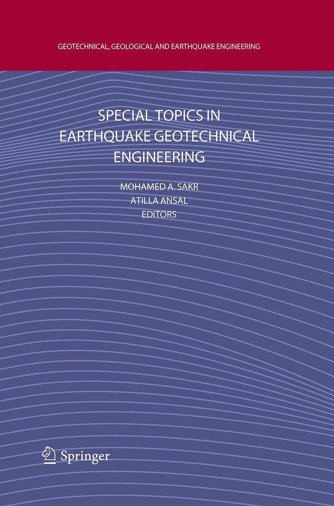 Produktbild: Special Topics in Earthquake Geotechnical Engineering