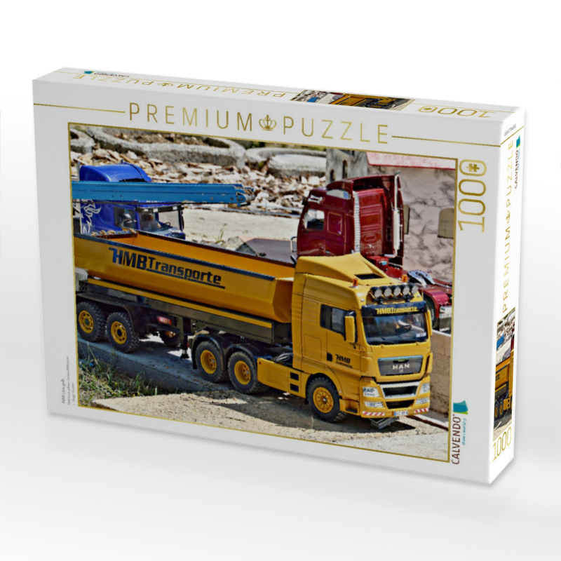 Weitere Ansicht: CALVENDO Puzzle MAN Lkw gelb | 1000 Teile Lege-Größe 64x48cm Foto-Puzzle für glückliche Stunden | Geiger Günther, Calvendo