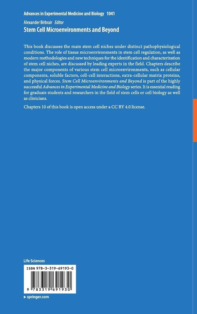 Weitere Ansicht: Stem Cell Microenvironments and Beyond